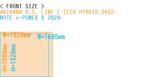 #ARIKANA R.S. LINE E-TECH HYBRID 2022- + NOTE e-POWER X 2020-